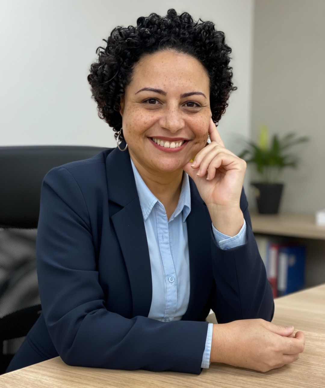 Vivian Ramos, especialista em planos de saúde, em seu escritório